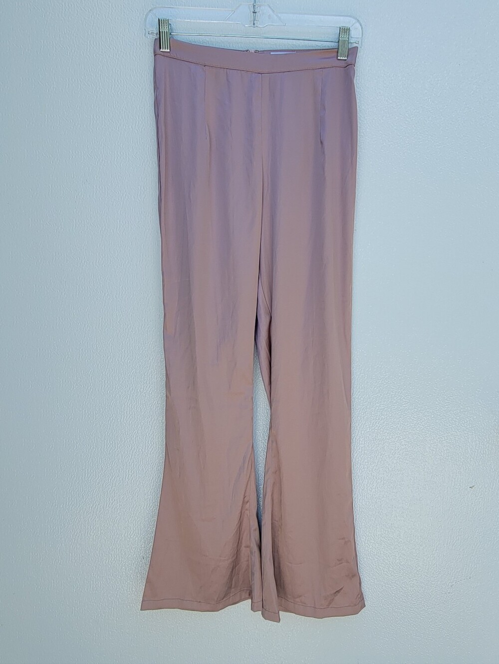 Superdown Women Size S‎ CUADROuperdown Blush Pink High-Rise Flare Pants.